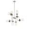 Z-Lite Calliope 8 Light Pendant, Polished Nickel & Clear 617-8PN - alternate 6